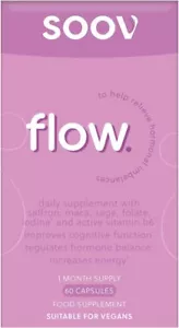 Flow Soov Daily Period Health Multivitamin Relieve Hormonal Imbalances Month G&G - Picture 1 of 3