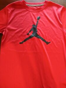 Jordan Red T.Shirt size M sleeveless with black logo