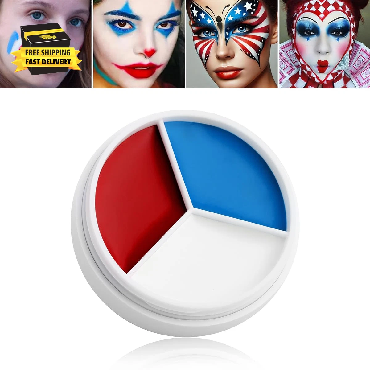 Henry Danger Horror Clown Make-Up Set | Schminke | Karneval Universe Joker  Kostüm, image size:1200x1200