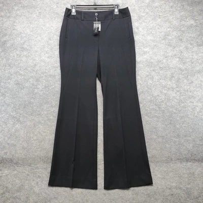 White House Black Market Pants Women's Size 10R Black Fashion Flare Business - Image 1 of 4