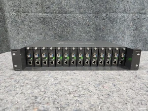 Chasis de montaje en rack TP-Link Omada MC1400 cargado con 14 convertidor de medios MC220L y SFP - Imagen 1 de 12