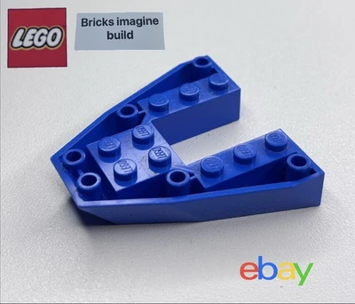 1 x Lego Blue Boat Hull End 6x6 part 2626pb01 - Blue - 7E - Image 1 of 2