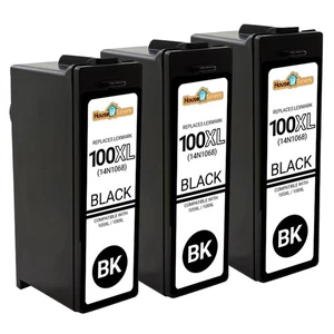3 PK compatible Lexmark 100 XL Black Ink Cartridges Interpret S405 - Picture 1 of 1