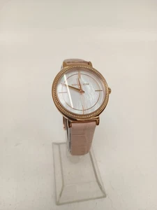 Michael Kors MK 2663 Ladies Pink Strap Gold Tone Stainless Steel Quartz Watch - Picture 1 of 12