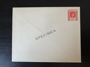 Mauritius - KGVI Specimen 12c PSE Postal Stationery Envelope - Picture 1 of 3