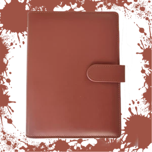 Raccoglitore ad anelli | raccoglitore ad anelli marrone | meccanica a 6 anelli | DIN A5 | chiusura magnetica - Foto 1 di 6