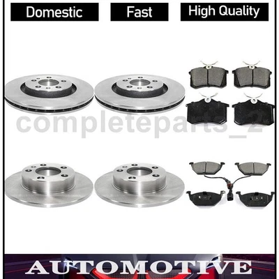 Juego de pastillas de freno de disco rotor de freno de disco para Volkswagen Golf DuraGo 2000-2006 6 piezas Foto 1 de 4