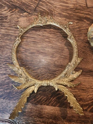 Marco de fotos de metal ART NOUVEAU, antiguo, Foto 1 de 4