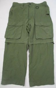 Pantalones de Senderismo Convertibles Boy Scouts Bolsillos de Carga con Cremallera Talla Mediana 32x26 - Imagen 1 de 3