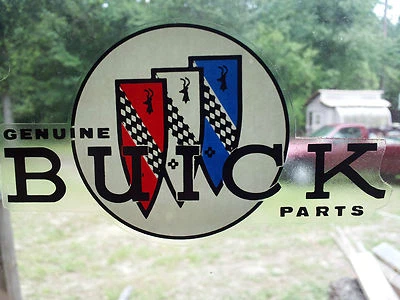 Vintage NOS Genuine Buick Parts Decal Stage 1 Window Glass Dealer Logo Emblem GS - Image 1 of 3