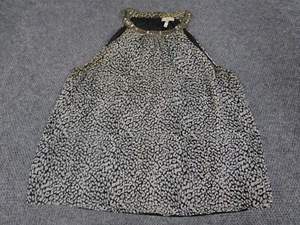 Joie top Large sleeveless gray womens stretch pullover lines - Picture 1 of 13