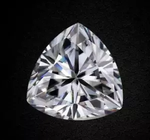 Lose CVD Lab-Grown Diamond 10 mm Trillion - D Color - Reinheit FL zertifiziert - Bild 1 von 7