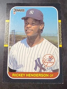 1987 Donruss Baseball #228 Rickey Henderson *BUY 2 GET 1 FREE*