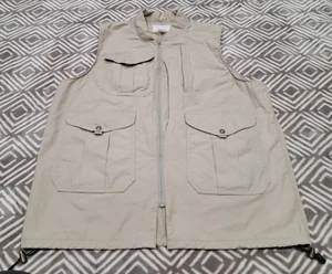 Filson 20 Pocket Travel Vest, Tan Made in USA 4 Season Style 556 XL - Picture 1 of 10