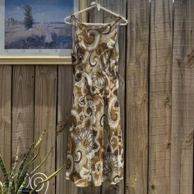 Vestido vintage Y2K Tessuto estampado Foto 1 de 4