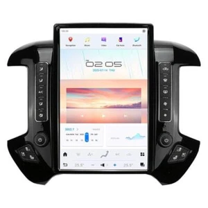 Android Tesla Radio For Chevrolet Silverado Gmc Sierra 2013-2017 Gps Screen - Picture 1 of 10