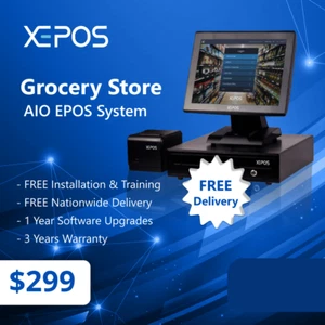 AIO POS System for Grocery Stores – Touchscreen Terminal, Receipt Printer - Picture 1 of 1