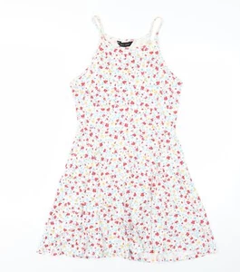 New Look Women's Floral Halter Slip Dress Size 10 - Picture 1 of 12