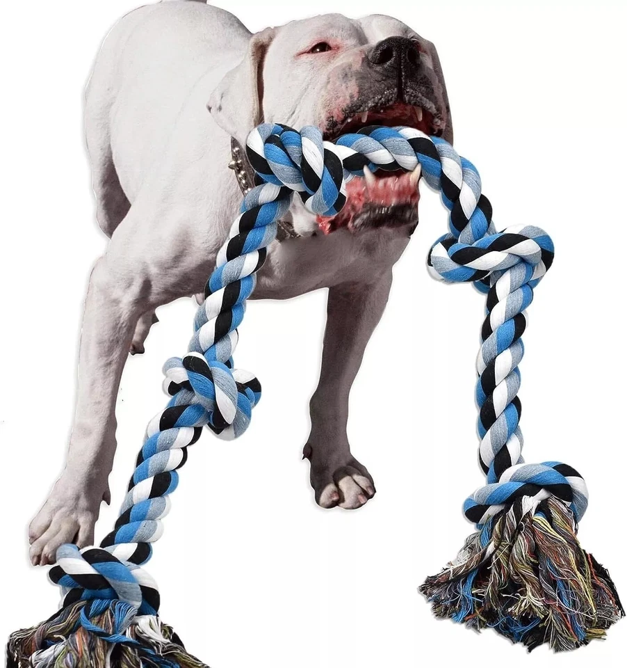 Dog Rope Toys Large XXL Rope Toys for Large Dogs Teeth Cleaning Tug of War K - Image 1 of 4