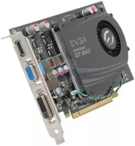 EVGA 512-P3-1242-RX GeForce GT 240 PCIE 512MB GDDR5 DVI HDMI VGA Video Card - Picture 1 of 2