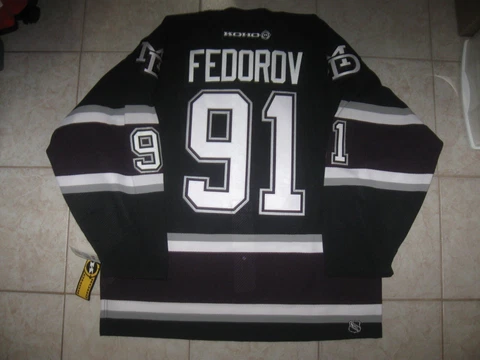 #91 Sergei FEDOROV Anaheim MIGHTY DUCKS Authentic 3RD KOHO Jersey, Men's 52, NWT Cover