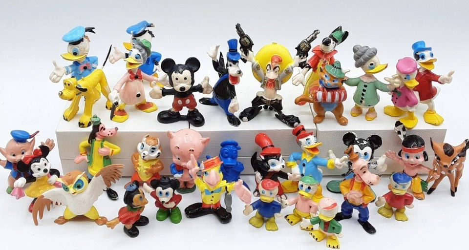 Disney Figures - - Choose - By Heimo 1960-70s Donald Mickey Goofy Pluto - Image 1 of 1