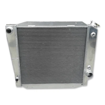 Radiador de aluminio de 3 filas para Ford Bronco Custom 289/302 1966-1977 5,0 V8 AT/MT Foto 1 de 4