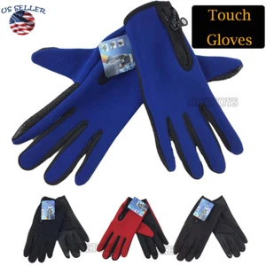Herren Inter Schnee Handschuhe Winddicht Warm Dick Thermo Isoliert Geschenk Touchscreen (5 - Bild 1 von 8