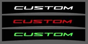 Fits Ford Transit Custom Sunstrip Graphics Sun Strip Decals Any Colour Any Van - Picture 1 of 3