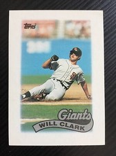1989 Topps Major League Leaders Minis #41 Will Clark - San Francisco Giants