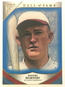 2019 Topps Gallery Baseball Rogers Hornsby #HOFG-10 HOF Blue #/99 Cardinals