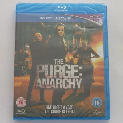 The Purge - Anarchy (Blu-ray, 2014) NEW American Dystopian Action Horror Movie - Image 1 of 4