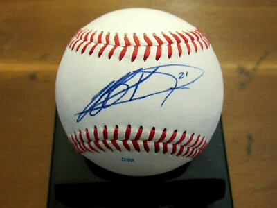 JEFF KENT 2000 MVP GIANTS DODGERS BLUE JAYS METS SIGNED AUTO OML BASEBALL JSA  - Image 1 of 3