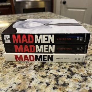 Mad Men Season 2 + 3 + 4 DVD Box Sets Lot Lionsgate Complete Seasons - Picture 1 of 7