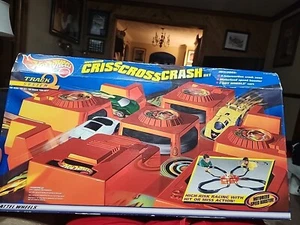 Vintage 1999 Hot Wheels Criss Cross Crash Play Set With Box No Cars - Bild 1 von 9