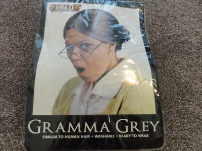 NUEVA PELUCA GRIS GRAMMA ADULTO - TALLA ÚNICA POR SPIRIT Foto 1 de 4