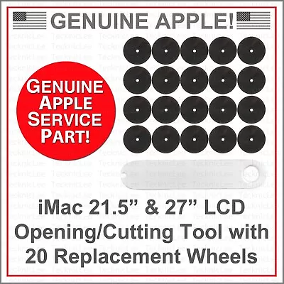 iMac LCD Adhesive Strip Open/Cut Wheel Tool w/ 20 Wheels 21.5” A1418 27” A1419 - Image 1 of 4