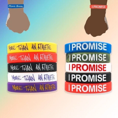 LeBron James More or I Promise Silicone Bracelet 5 Colors To Choose From Cover