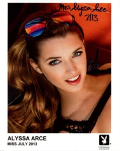 ALYSSA ARCE SIGNED AUTOGRAPHED 8x10 PHOTO PLAYBOY PROMO PHOTO RARE BECKETT BAS - Picture 1 of 2