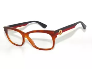 Gucci 0278O 007 55 Avana Multicolor Eyeglasses - Picture 1 of 7