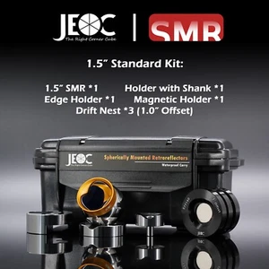 JEOC 1.5" Standard SMR kit, Spherical Mounted Retro-reflector for Laser Tracker - Picture 1 of 6
