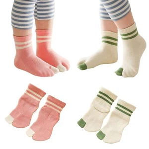 2 Pairs Cotton Two Big Toe Split Tabi V Socks Athletic Running Casual Seperat... - Picture 1 of 7