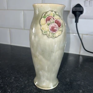 Royal Doulton X8911r 8190 Glazed Vase Floral Damaged Art Nouveau Collectable - Picture 1 of 14