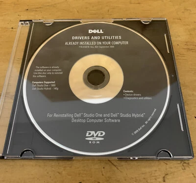 DELL Drivers and Utilities computer software 2009 - Image 1 of 2