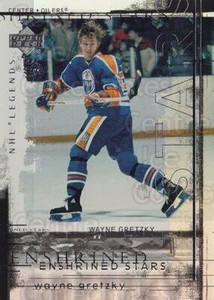 2000-01 Upper Deck Legends Enshrined Stars #1 Wayne Gretzky