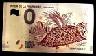 BILLET 0 EURO SOUVENIR TOURISTIQUE PITON DE LA FOURNAISE LA REUNION 2018-1