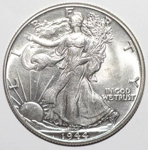 1944 Walking Liberty Half Dollar AUSWAHL BRILLANT BANKFRISCH (D190) - Bild 1 von 2