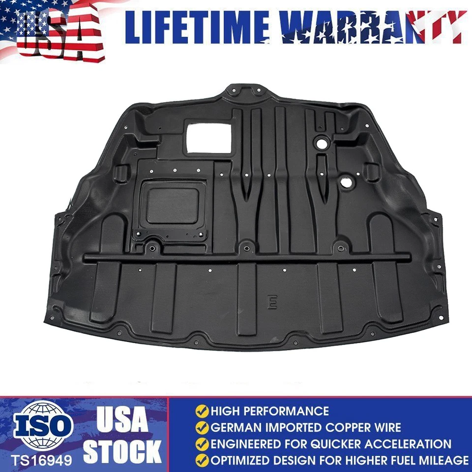 2014 - 2020 Under Engine Cover Splash Shield MudGuard Awd para Infiniti Q50 Q60 - Imagem 1 de 4