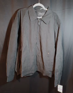 London Fog Collection Men's XXL Auburn Lightweight Black Full Zip Golf Jacket - Picture 1 of 3