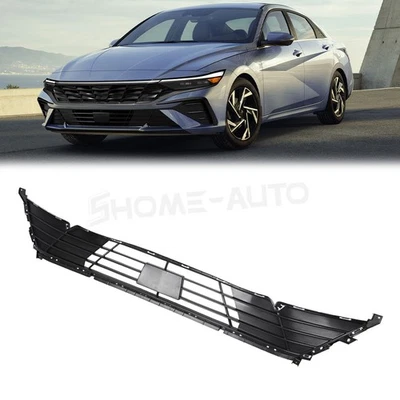 For 2024-2025 Hyundai Elantra Front Bumper Lower Grille With ACC Matte Black Foto 1 de 4
